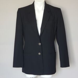 Vintage TALBOTS 100% Worsted Wool 2-Button Blazer Size 8P